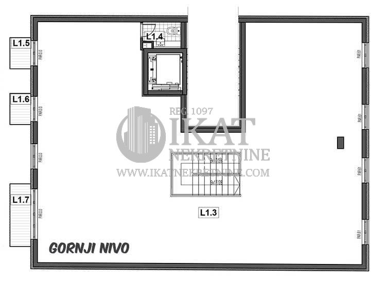 Dušanovac, Voždovac poslovni prostor 256.45m2 ID#3632